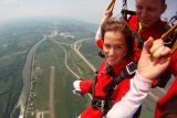 Alissa Krantz completed a tandem skydive