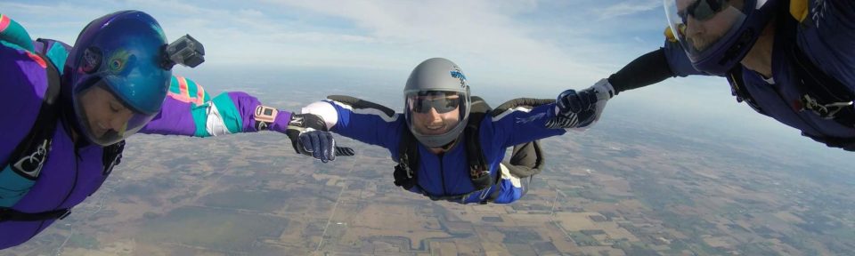Michael Dix skydiving at Wisconsin Skydiving Center - read his skydiving story now!