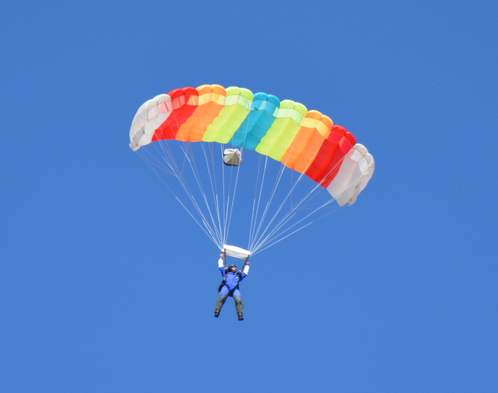 U.S. paratroopers using T-11 parachutes, conduct an airborne