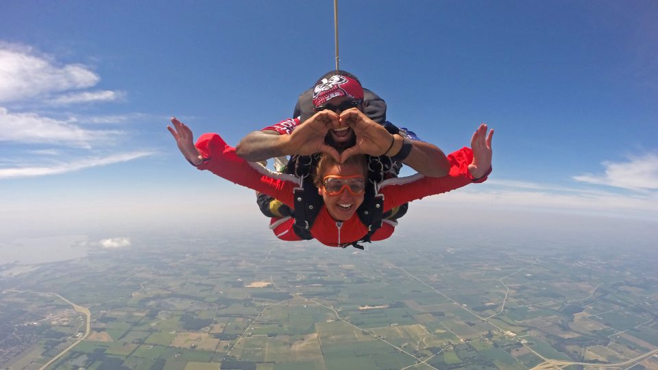 Need a unique birthday party idea for adults? Try skydiving!