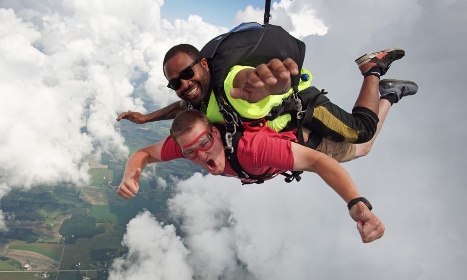 why skydiving is the best christmas gift