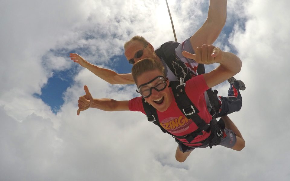 You just can't go wrong with a skydiving gift certificate