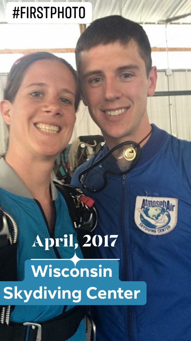 Erica and Tyler together before Tyler's check dive to get his A License