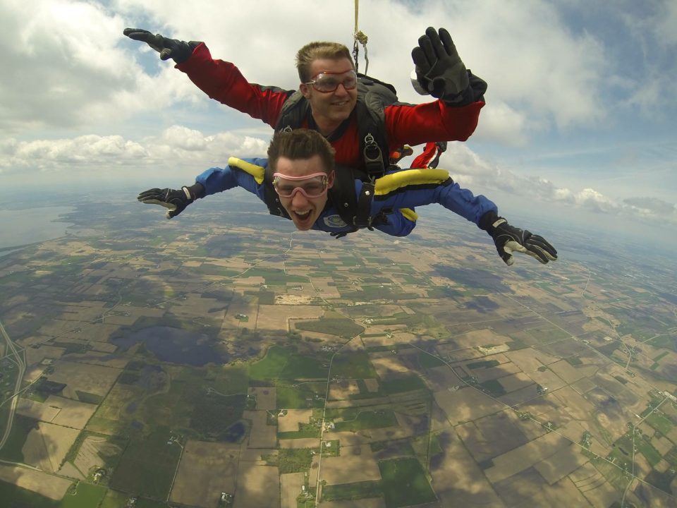 Tyler First Tandem Skydive